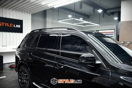 BMW X7 루프랙 크롬죽이기 좀 도와주세요! 퇴짜맞고 온 X7의 크롬죽이기! 위례에서 하남으로~ 랩핑전문 스타일랩 / 하남시 초일동