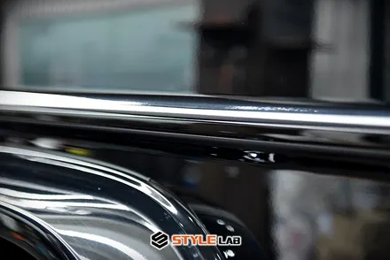 메르세데스 벤츠 G450d G바겐 지바겐 도강라인(측면몰딩) 블랙팩과 고정형 사이드스텝 크롬죽이기, 헤드라이트 블랙베젤 룩 만들기! 하남PPF 시공 잘하는 곳은 스타일랩! / 하남시 초일동