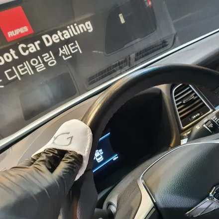 제네시스G80 스포츠 울산 시트  가죽코팅 시공기 / 울산 북구, 부산, 포항