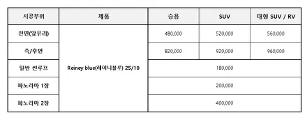 울산 썬팅 글라스틴트 입점, 제품라인 및 시공가 안내 / 울산 북구, 부산, 포항