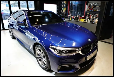 BMW 530i 울산 프리미엄세차, 고체왁스 콘콜소로 물광 만들기 / 울산 북구, 부산, 포항