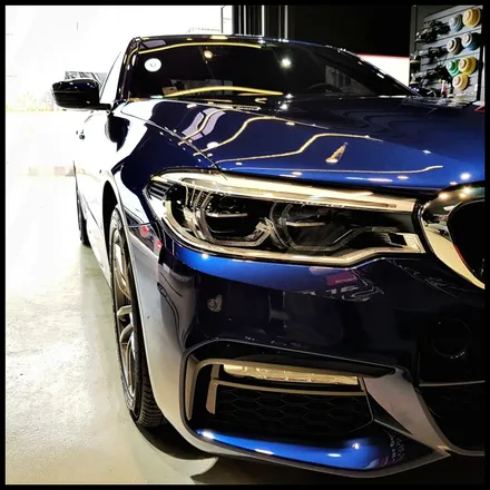 BMW 530i 울산 프리미엄세차, 고체왁스 콘콜소로 물광 만들기 / 울산 북구, 부산, 포항