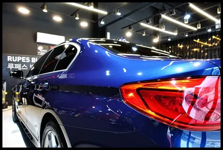 BMW 530i 울산 프리미엄세차, 고체왁스 콘콜소로 물광 만들기 / 울산 북구, 부산, 포항