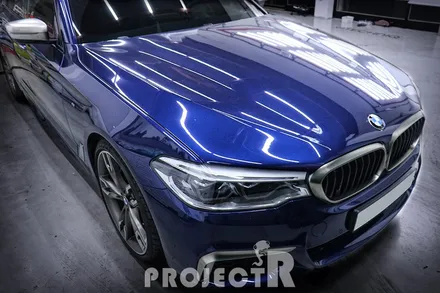 BMW 5시리즈 전면 유리보호를 위한PPF, 윈드쉴드 시공 후기 by 부천 프로젝트R / 부천 원미구 상동