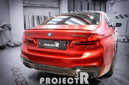 BMW 5시리즈 M550d 3M1080 사틴 뱀파이어 레드 / 부천 원미구 상동