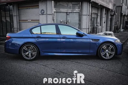 BMW 5시리즈 M5 열차단 썬팅, 블락포디 샴페인골드 프리미엄 윈도 틴팅 시공기 / 부천썬팅 프로젝트R / 부천 원미구 상동