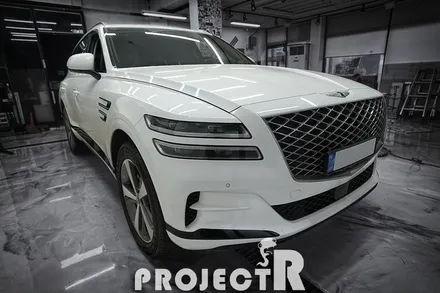 제네시스 GV80 블랙팩, 크롬죽이기 부분 포인트 랩핑 시공기 by 부천상동 프로젝트알 / 부천 원미구 상동