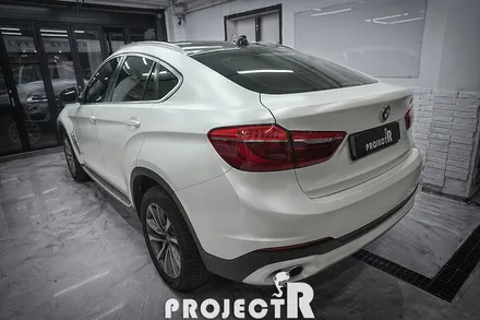 인천 자동차 랩핑, BMW X6 에이버리 사틴 화이트 펄 전체 랩핑 시공기 by 프로젝트알 / 부천 원미구 상동