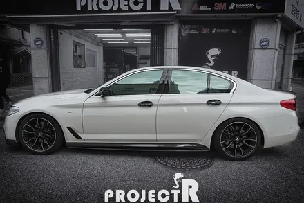 BMW 5시리즈 글라스틴트 선셋 열차단 썬팅(윈도틴팅)재시공기 by 부천 상동 자동차 썬팅 전문 프로젝트알 / 부천 원미구 상동