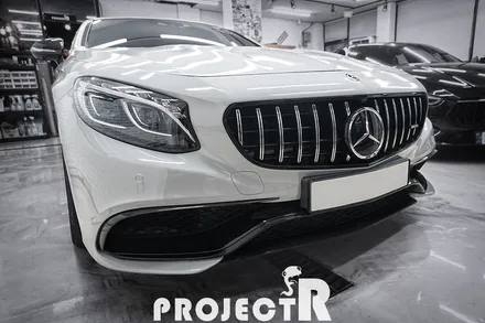 부천 랩핑, 벤츠 S클래스 사고 부분 랩핑, S63 AMG 에이버리 그레이 자동차 래핑 시공기 by 프로젝트R / 부천 원미구 상동