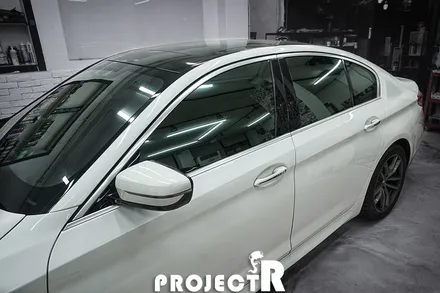 BMW 5시리즈 열차단 썬팅 재시공기, 글라스틴트 선셋 윈도 틴팅 by 부천 자동차썬팅 프로젝트R / 부천 원미구 상동