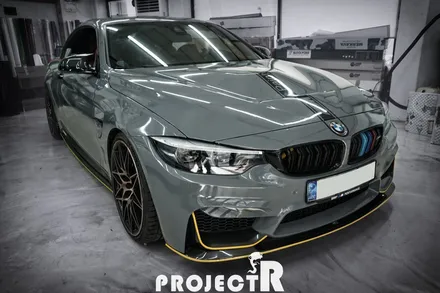BMW 4시리즈 컨버터블 에이버리 락그레이 전체 랩핑 + 앞범퍼 PPF 작업 by 프로젝트알 / 부천 원미구 상동