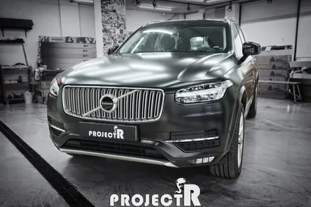 볼보 XC90 에이버리 사틴블랙 전체 랩핑, 부천 프로젝트알 / 부천 원미구 상동