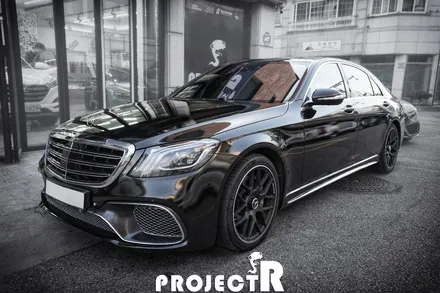 벤츠 S클래스 S500 전체 랩핑, 에이버리 이클립스 메탈릭 자동차 래핑 in 부천 프로젝트알 / 부천 원미구 상동