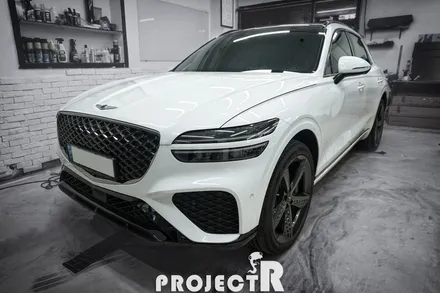 제네시스 GV70 블랙 PPF 루프스킨 시공, 부천 자동차 랩핑 PPF 전문 프로젝트알 / 부천 원미구 상동