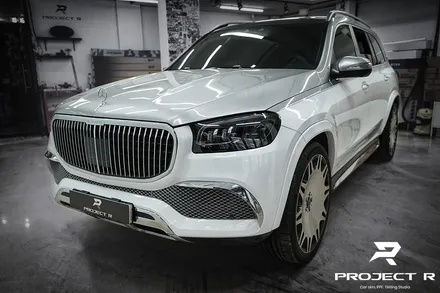 벤츠 GLS 600 마이바흐 듀오톤 에이버리 유광 화이트 투톤 랩핑, 부천 프로젝트R / 부천 원미구 상동