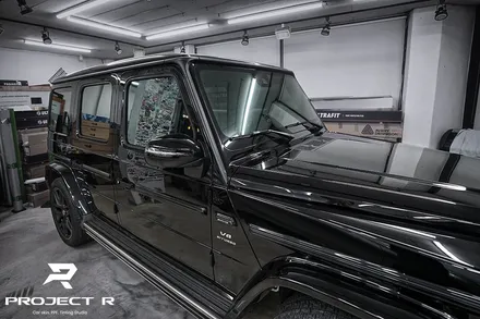 벤츠 G63 AMG 지바겐 열차단 썬팅, 글라스틴트 선셋 재시공, 부천 상동 프로젝트알 / 부천 원미구 상동