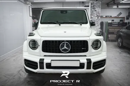 벤츠 지바겐 G63 AMG 나이트패키지(라이트필름, 부분 랩핑 크롬죽이기) 시공, 부천랩핑 프로젝트알 / 부천 원미구 상동