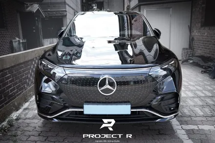 벤츠 EQS SUV 앞범퍼 PPF 재시공, 울트라핏 XP 크리스탈, 부천 자동차PPF 프로젝트알 / 부천 원미구 상동