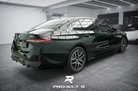 부천 BMW 5시리즈 530i 전체 PPF, 울트라핏 블랙PPF 시공, 프로젝트알 / 부천 원미구 상동