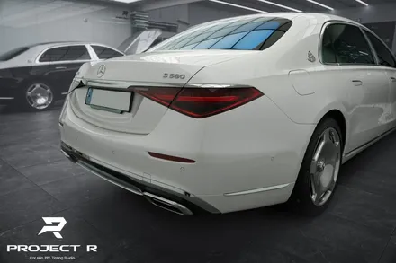 벤츠 S580 마이바흐 뒷범퍼 PPF, 울트라핏 XP크리스탈, 부천PPF 프로젝트R / 부천 원미구 상동