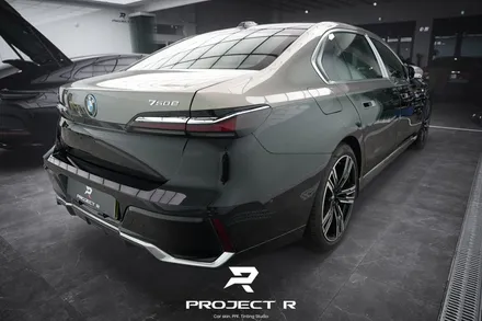 BMW 7시리즈 듀오톤 랩핑, 750e 오토벨벳 리페어블랙 시공 부천랩핑 프로젝트알 / 부천 원미구 상동