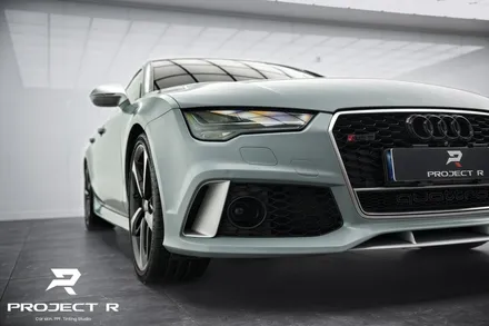 아우디 RS7 전체랩핑 3M2080 배틀쉽그레이, 부천 약대동 자동차랩핑 프로젝트알 / 부천 원미구 상동