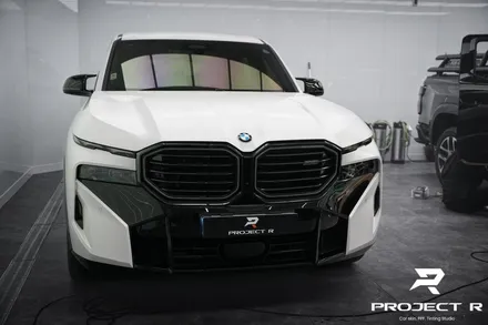 BMW XM 사고로 인한 본넷 PPF 재시공, 울트라핏 무광 PPF 부천 프로젝트알 / 부천 원미구 상동