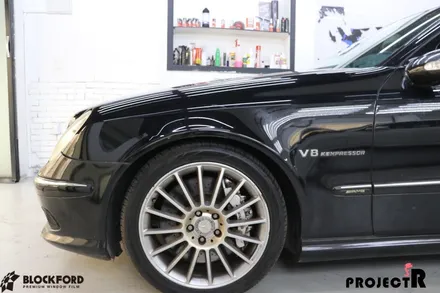 벤츠 w211 E55 AMG 본넷 휀다 PPF 제거하다 / 부천 원미구 상동