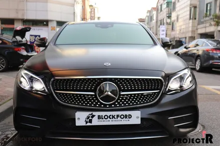 부천썬팅전문 벤츠 E43 amg 블락포디 샴페인골드 시공 / 부천 원미구 상동