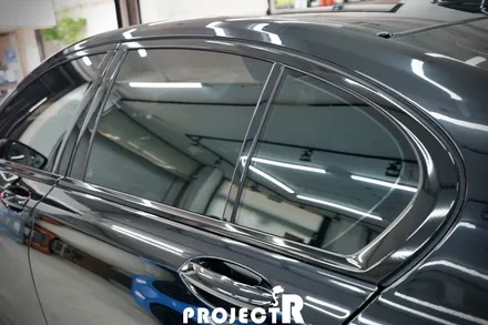 BMW 7시리즈 부분 랩핑, 그릴 및 라인 몰딩 크롬 죽이기 by 인천부평 자동차 래핑 전문 프로젝트알 / 부천 원미구 상동