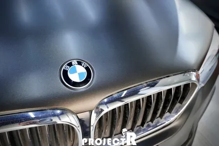 BMW 5시리즈 전체랩핑, 3M 사틴 골드 더스트 블랙 자동차 래핑 재시공기 by 프로젝트R / 부천 원미구 상동