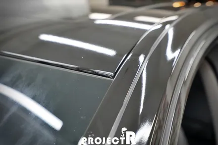 BMW 7시리즈 루프스킨, 필러 라인 블랙 유광 부분 포인트 랩핑 by 프로젝트R / 부천 원미구 상동