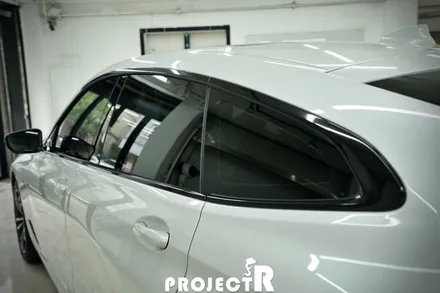BMW 5시리즈 5GT 그릴 포인트 랩핑 크롬 죽이기 및 본넷 헤드라이트 PPF 보호필름 시공기 by 프로젝트알 / 부천 원미구 상동