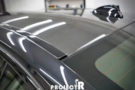 BMW M5 컴페티션 사이드미러, 카본 루프 PPF 보호필름 시공 by 부천 PPF 전문 프로젝트알 / 부천 원미구 상동