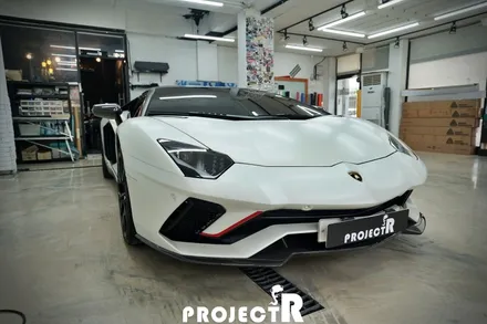 람보르기니 아벤타도르 전체 무광 PPF, 글라스틴트 슈어X 전면 열차단 썬팅 by 부천 상동 프로젝트알 / 부천 원미구 상동