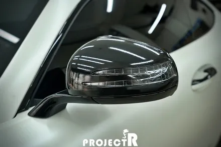 부천 랩핑 프로젝트알, 벤츠 AMG GT 에이버리 사틴 화이트 펄 전체 랩핑 / 부천 원미구 상동