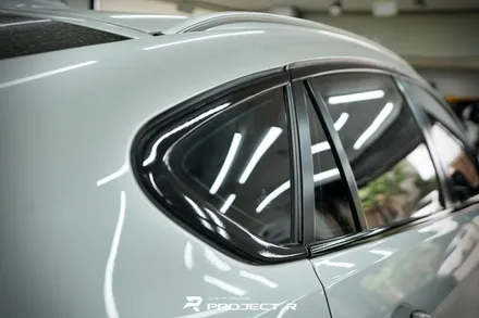 BMW X6 윈도우 몰딩 크롬죽이기, 유광블랙 부분 포인트 랩핑 시공 / 부천 프로젝트알 / 부천 원미구 상동