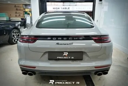 포르쉐 파나메라 4S 고광택 크레용 전체랩핑, 비닐프로그 젠틀그레이, 부천랩핑 프로젝트알 / 부천 원미구 상동