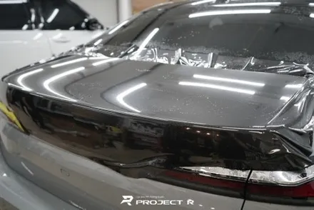 부천 BMW 7시리즈 740i 듀오톤 랩핑, 상단 울트라핏 카본 PPF 시공, 프로젝트알 / 부천 원미구 상동