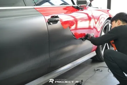 아우디 RS7 전체랩핑 3M2080 배틀쉽그레이, 부천 약대동 자동차랩핑 프로젝트알 / 부천 원미구 상동