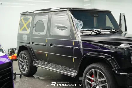 벤츠 지바겐 G63 AMG 전체 무광PPF 실내PPF, 나이트패키지 시공, 부천 프로젝트알 / 부천 원미구 상동