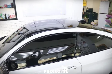 BMW 4시리즈 430i 쿠페 에이버리 유광블랙 루프스킨, 부분 랩핑 by 부천 프로젝트R / 부천 원미구 상동