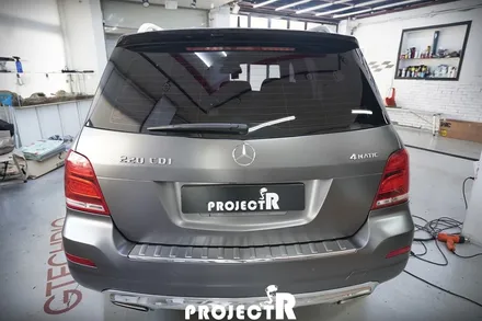 부천 벤츠 GLK 220 전체 랩핑, 에이버리 슈프림 사틴그레이 자동차 래핑 by 프로젝트R / 부천 원미구 상동