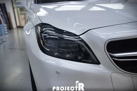 벤츠 CLS63 AMG 루프스킨 부분 포인트 랩핑, 라이트필름 시공기 by 프로젝트R / 부천 원미구 상동