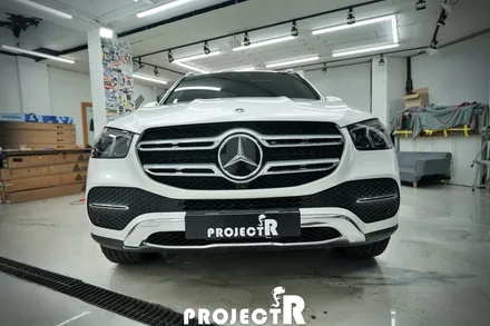 벤츠 GLE 300d 전체랩핑, 에이버리 유광 화이트 자동차 래핑 시공기 by 프로젝트알 / 부천 원미구 상동