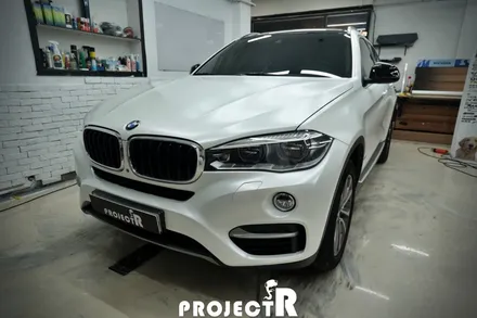 인천 자동차 랩핑, BMW X6 에이버리 사틴 화이트 펄 전체 랩핑 시공기 by 프로젝트알 / 부천 원미구 상동