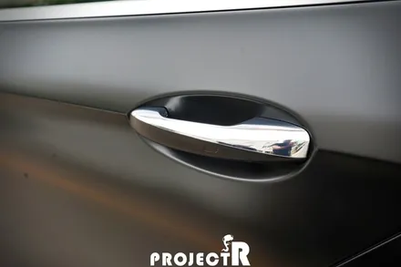 벤츠 E클래스 E220d 에이버리 사틴블랙 전체랩핑 및 블락포디 샴페인골드 열차단 썬팅(윈도틴팅) 시공기 by 프로젝트알 / 부천 원미구 상동