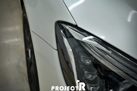 벤츠 S63 AMG 전체랩핑, 에이버리 유광 화이트펄 자동차 래핑 by 부천 상동 프로젝트알 / 부천 원미구 상동