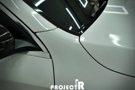 벤츠 GLC 220d 에이버리 유광 화이트 전체 랩핑, 부천 상동 자동차래핑 프로젝트R / 부천 원미구 상동